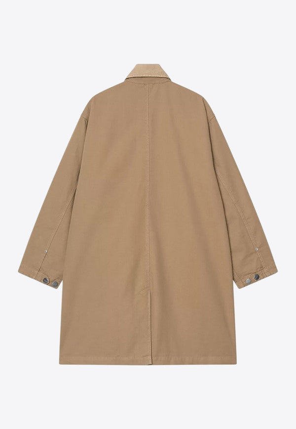 Carhartt Wip Webster Canvas Long Coat Beige I035618CO/R_CARH-3AF02