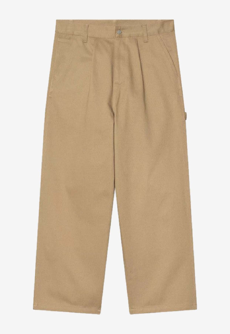 Carhartt Wip Holden Straight-Leg Pants Beige I035670CO/R_CARH-8Y01