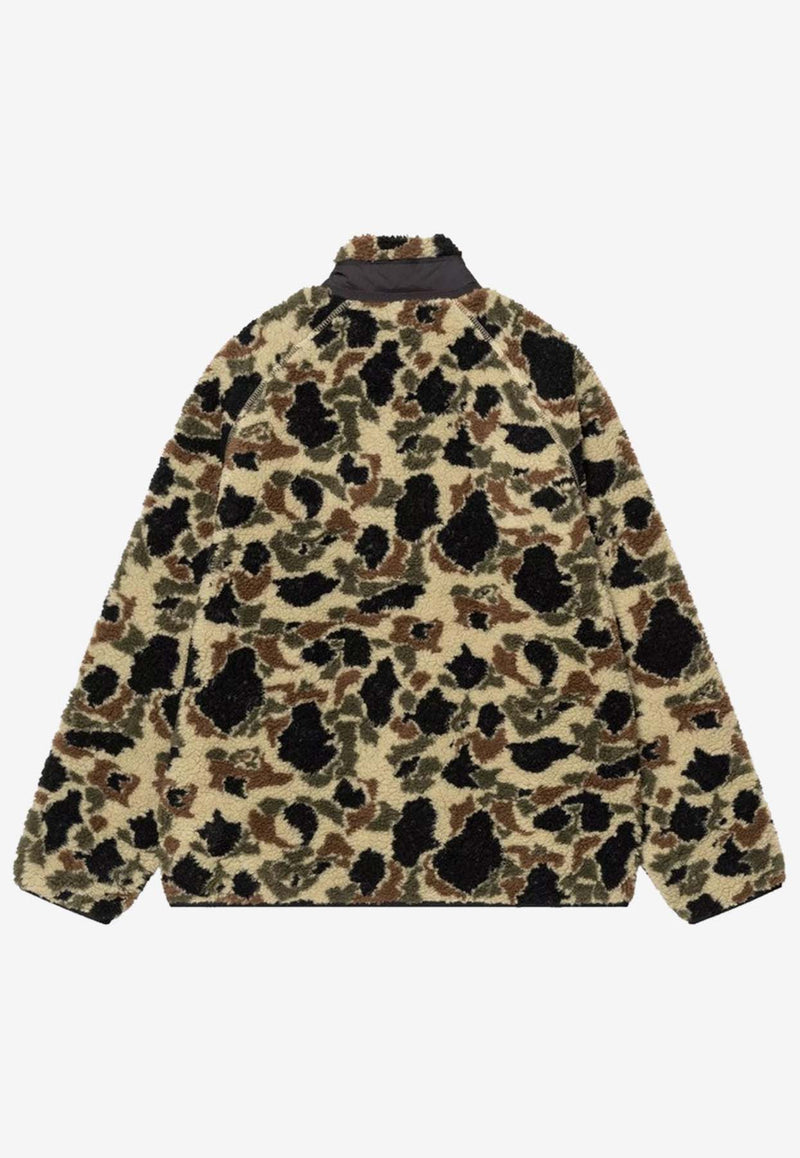 Carhartt Wip Prentis Camo Duck Jacquard Fleece Jacket Multicolor I035696PL/R_CARH-3CVXX