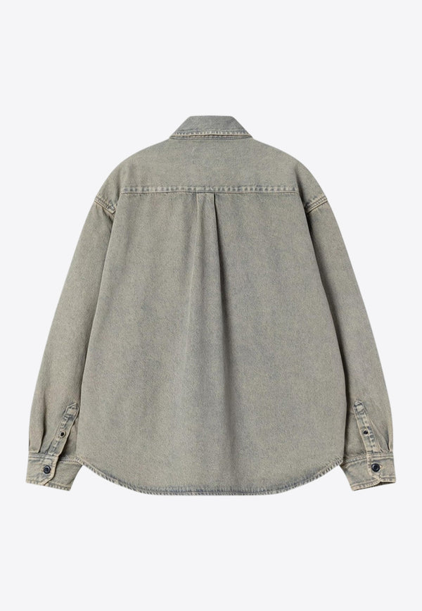 Carhartt Wip Tigan Denim Shirt Blue I035821CO/R_CARH-3FU