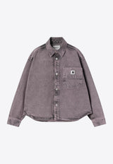 Carhartt Wip Georgia Logo Patch Denim Jacket Gray I035823CO/R_CARH-2W6