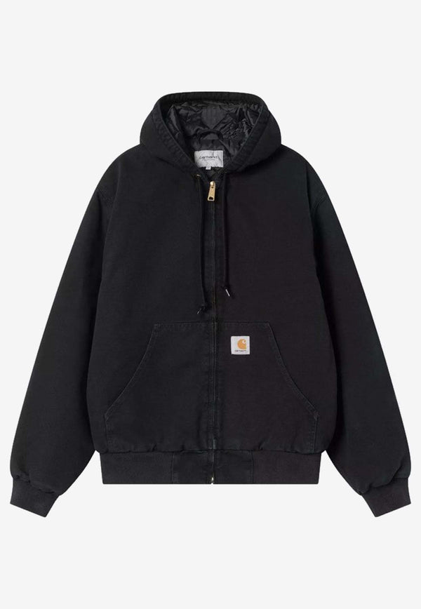 Carhartt Wip OG Active Zip-Up Hooded Sweatshirt Black I035891CO/R_CARH-894O