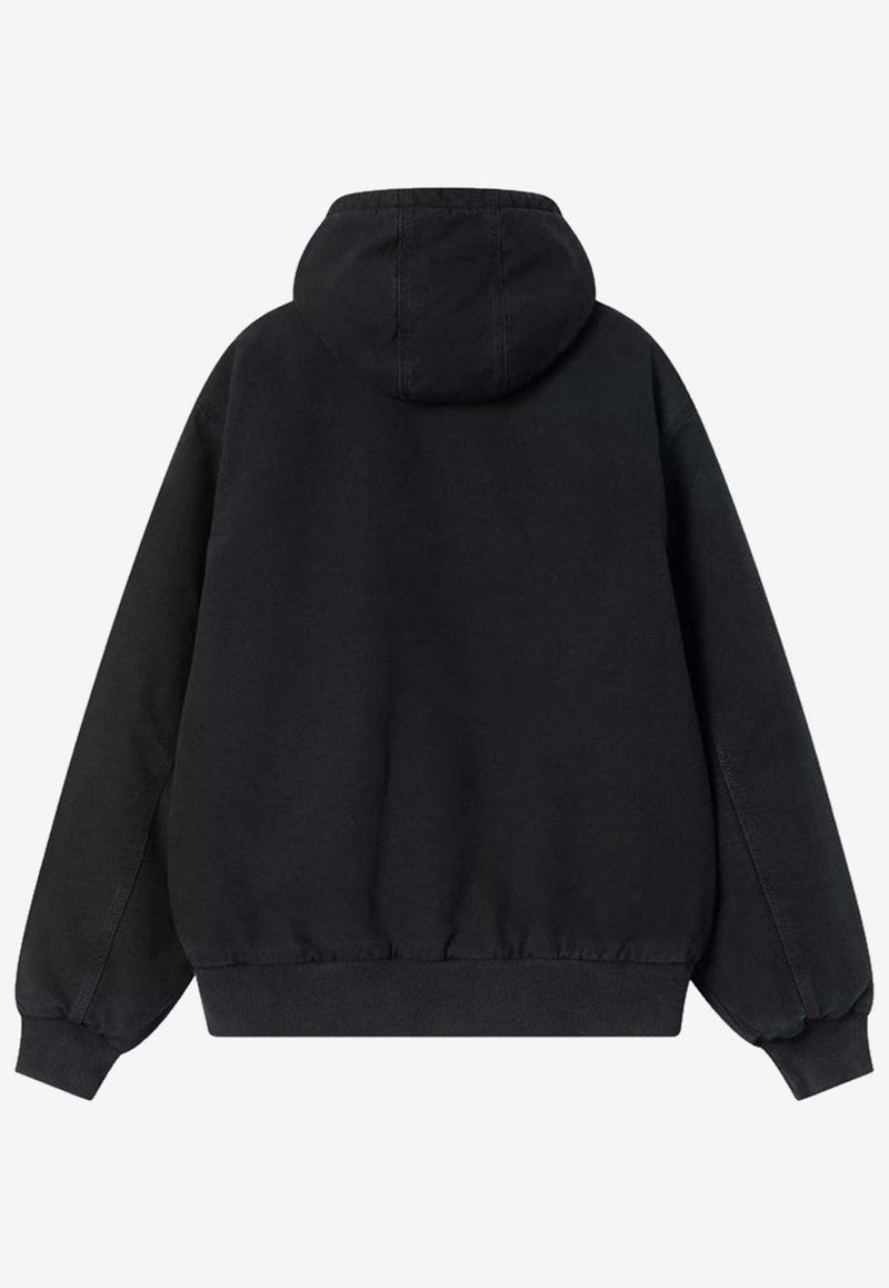 Carhartt Wip OG Active Zip-Up Hooded Sweatshirt Black I035891CO/R_CARH-894O