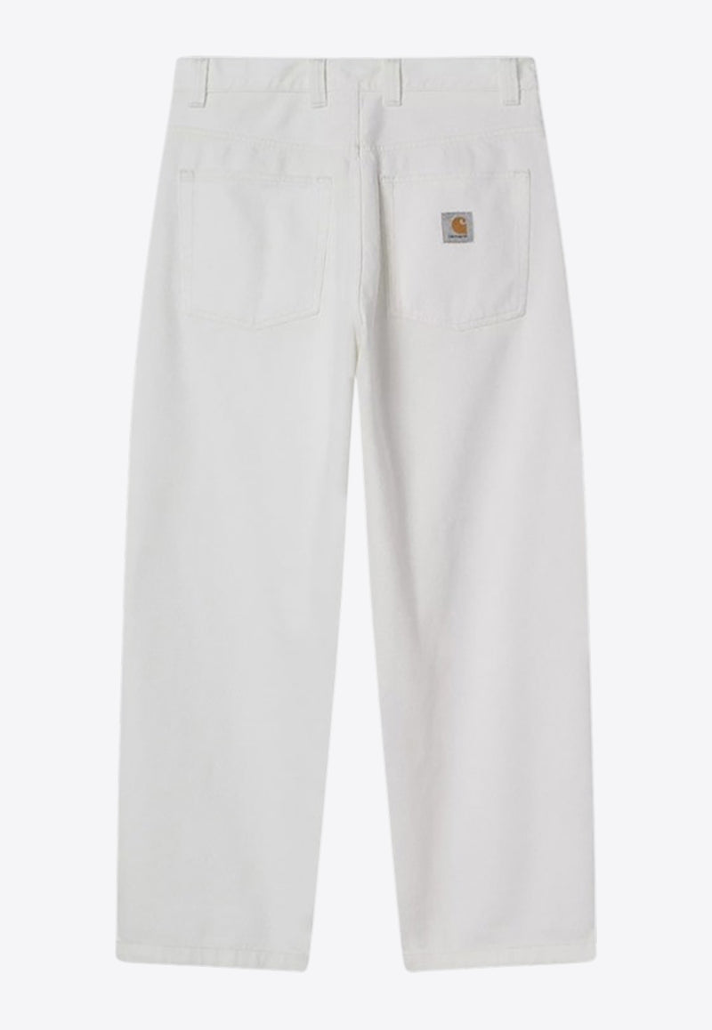 Carhartt Wip Brandon Straight-Leg Jeans White I035893CO/R_CARH-02