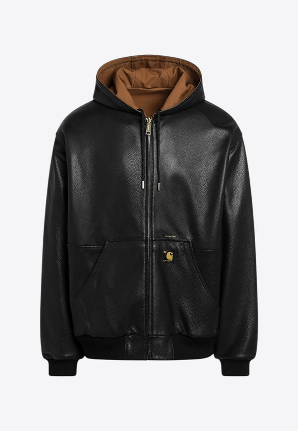 Carhartt Wip OG Active Leather Jacket Black I035967LE/R_CARH-3R0XX