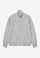 Carhartt Wip Alda Zip-Up Sweatshirt Gray I036056CO/S_CARH-00DXX