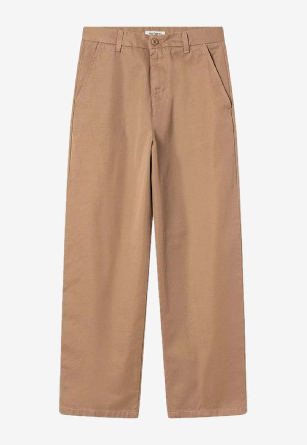 Carhartt Wip Brady Straight-Leg Pants Beige I036328CO/S_CARH-2FS02