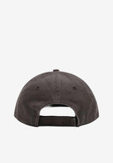 Carhartt Wip Logo Patch Canvas Baseball Cap Gray I036654CO/S_CARH-3IS06