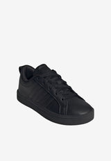 Adidas Kids Boys VS Pace 2.0 Leather Sneakers Black IE3467_BLACK