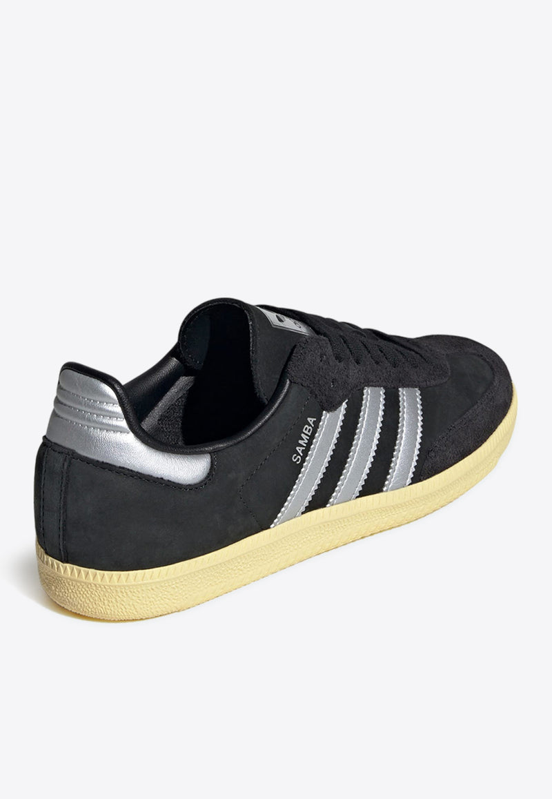 Adidas Originals Samba OG Low-Top Sneakers IE8128BLACK SILVER