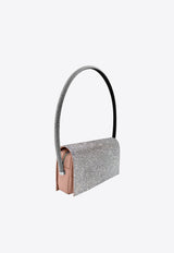 Thalie Paris Ava Strass Paved Shoulder Bag Champagne IG-04-0025-126-55_NUDE