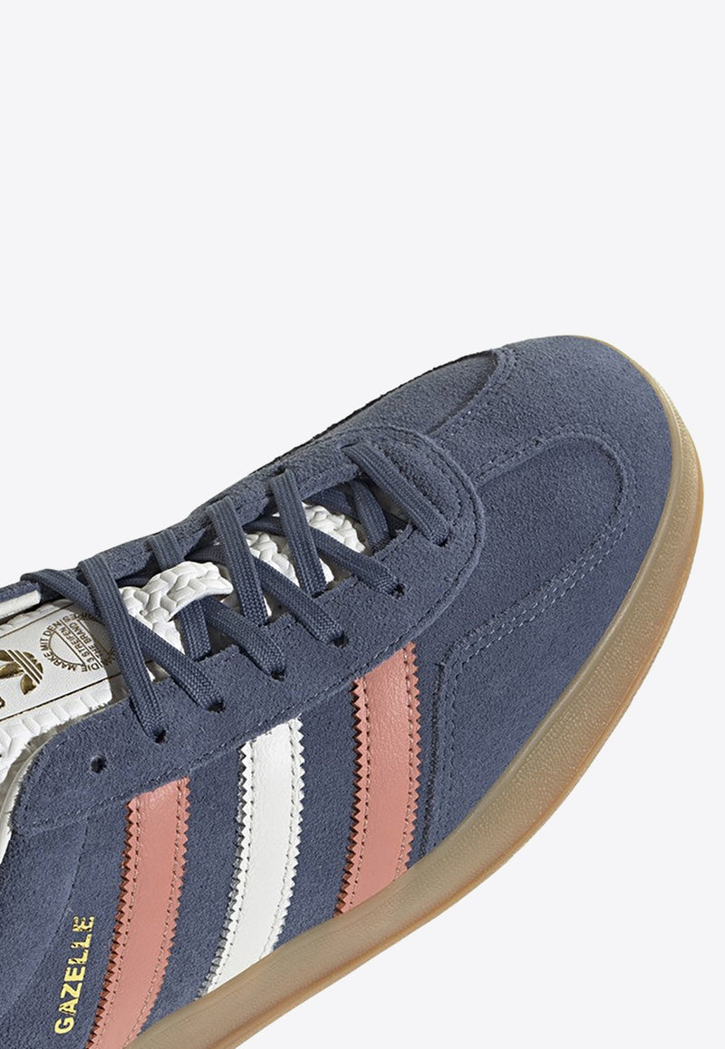 Adidas Originals Gazelle Indoor Low-Top Sneakers Blue IG1640LS/O_ADIDS-BO