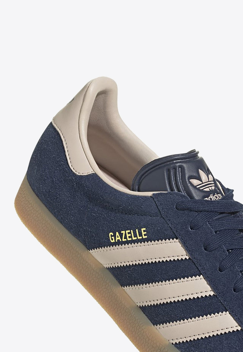 Adidas Originals Gazelle Low-Top Suede Sneakers Blue IG6201LS/O_ADIDS-IN