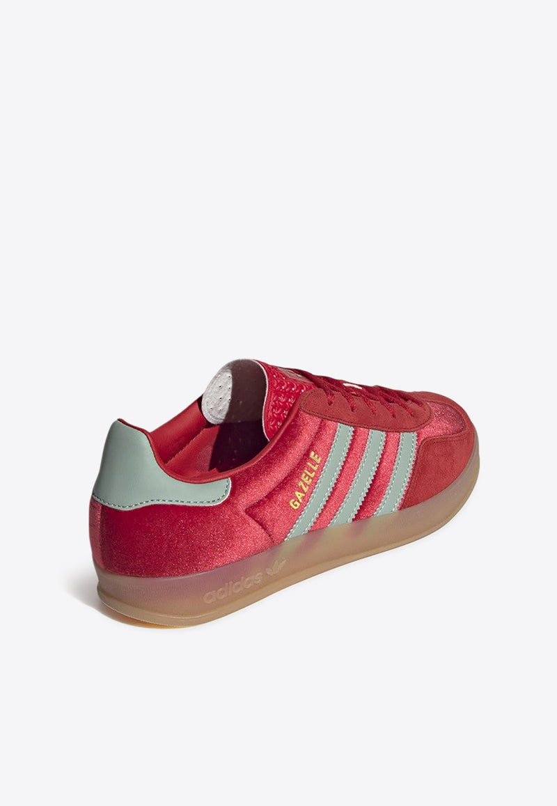 Adidas Originals Gazelle Indoor Suede Sneakers Red IG6786LE/P_ADIDS-BH