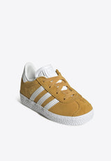 Adidas Kids Boys Gazelle Suede Sneakers Yellow IH0361LS/P_ADIDS-YL