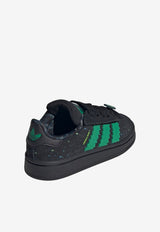Adidas Kids Boys Minecraft Campus 00s Leather Sneakers Black IH1734_BLACK