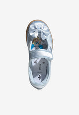 Adidas Kids Girls Disney Samba Mary-Jane Shoes Light Blue IH1755_LIGHT BLUE