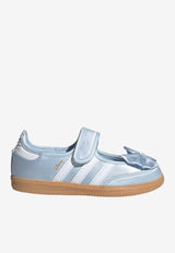 Adidas Kids Girls Disney Samba Mary-Jane Shoes Light Blue IH1755_LIGHT BLUE