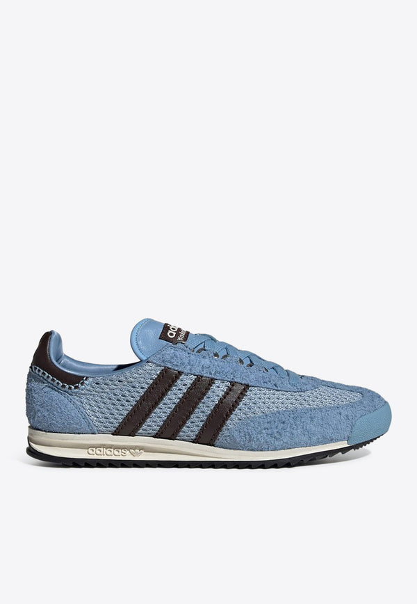 Adidas X Wales Bonner SL76 Suede and Mesh Sneakers Blue IH3262LE/O_ADIST-BL