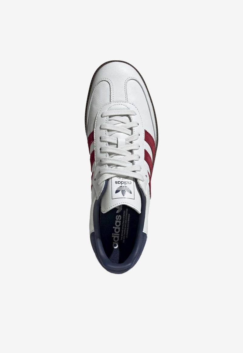 Adidas Originals Samba OG Leather Low-Top Sneakers White IH4881LE/P_ADIDS-CT