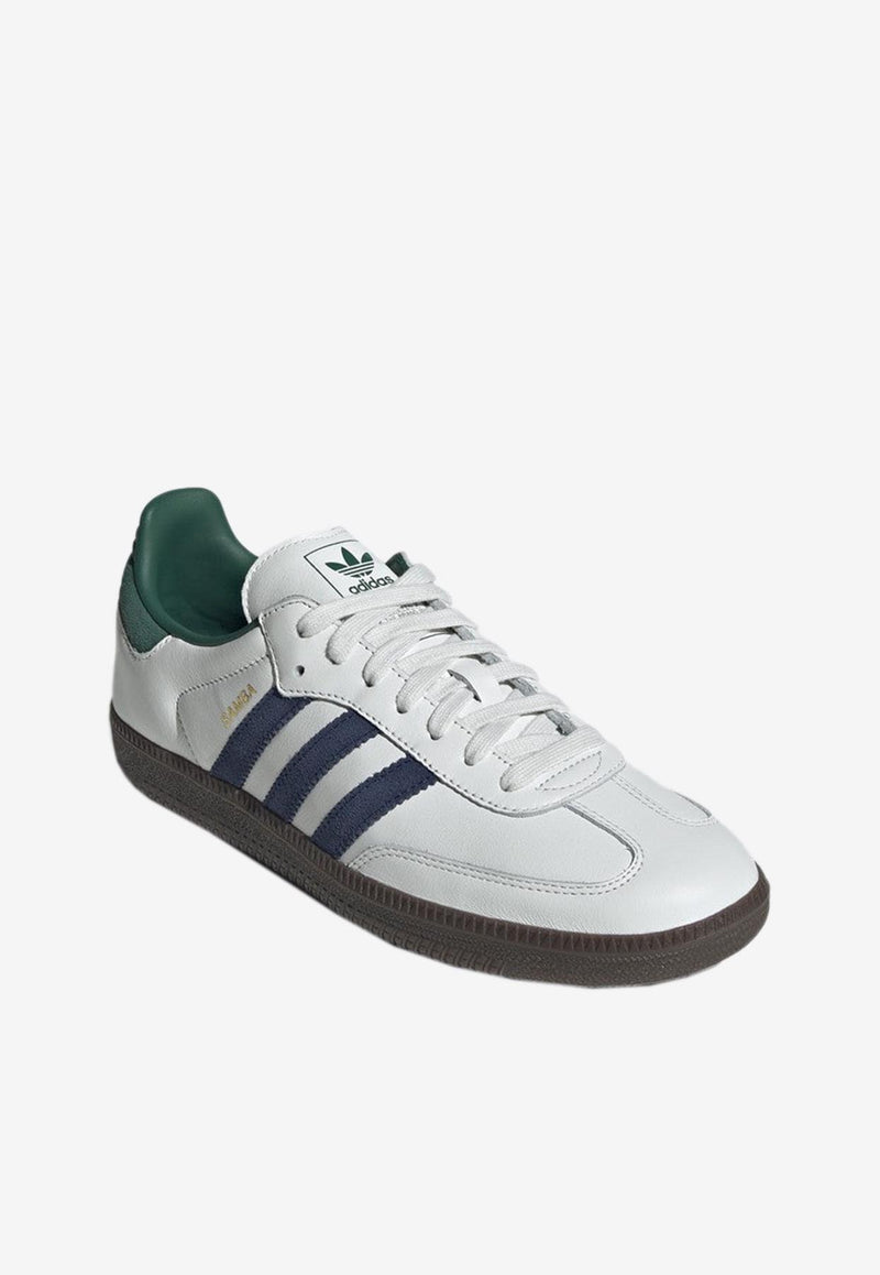 Adidas Originals Samba OG Leather Low-Top Sneakers White IH4882LE/P_ADIDS-BC