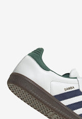 Adidas Originals Samba OG Leather Low-Top Sneakers White IH4882LE/P_ADIDS-BC