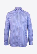 Long-Sleeved Striped Shirt