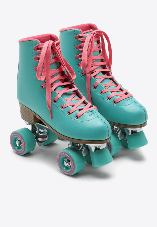 Impala Skate Roller Skates in Vegan Leather IMPROLLER1-EL/1_IMPAL-AQ Green