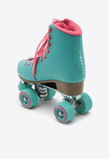 Impala Skate Roller Skates in Vegan Leather IMPROLLER1-EL/1_IMPAL-AQ Green