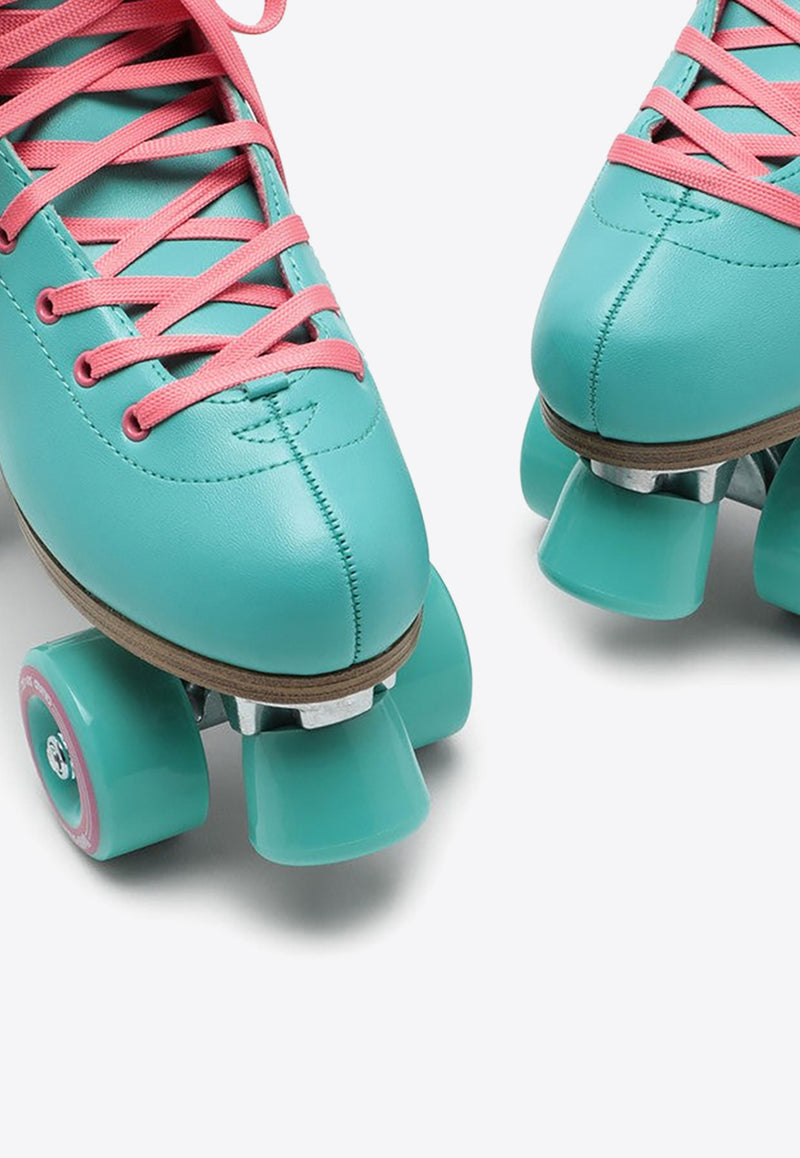 Impala Skate Roller Skates in Vegan Leather IMPROLLER1-EL/1_IMPAL-AQ Green