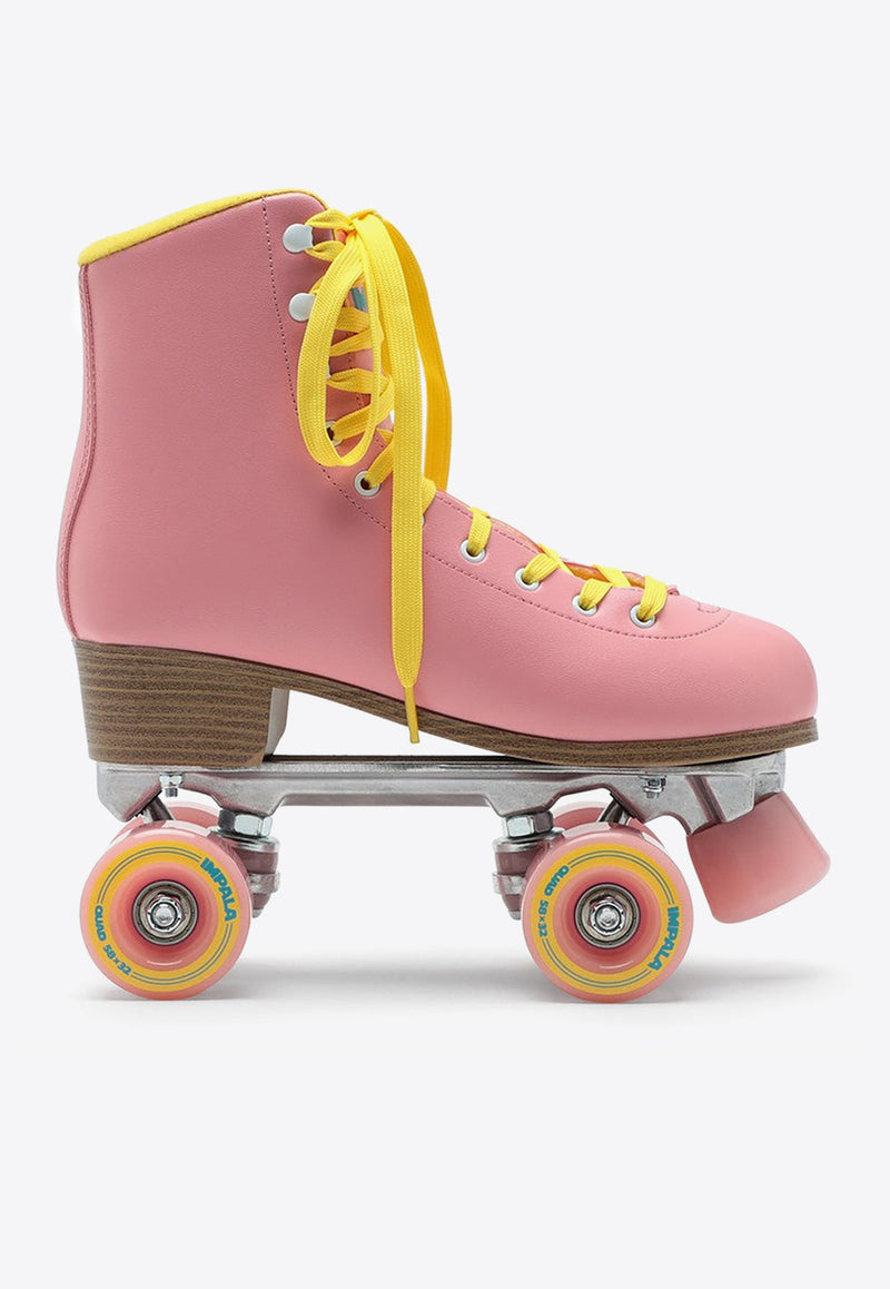 Impala Skate Roller Skates in Vegan Leather IMPROLLER1-EL/1_IMPAL-PY Pink