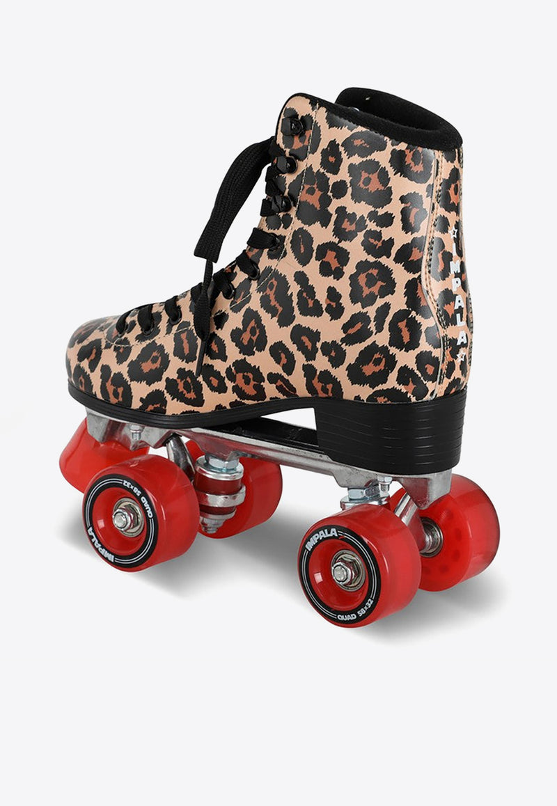 Impala Skate Leopard Print Roller Skates IMPROLLER1LE/1_IMPAL-LP Multicolor