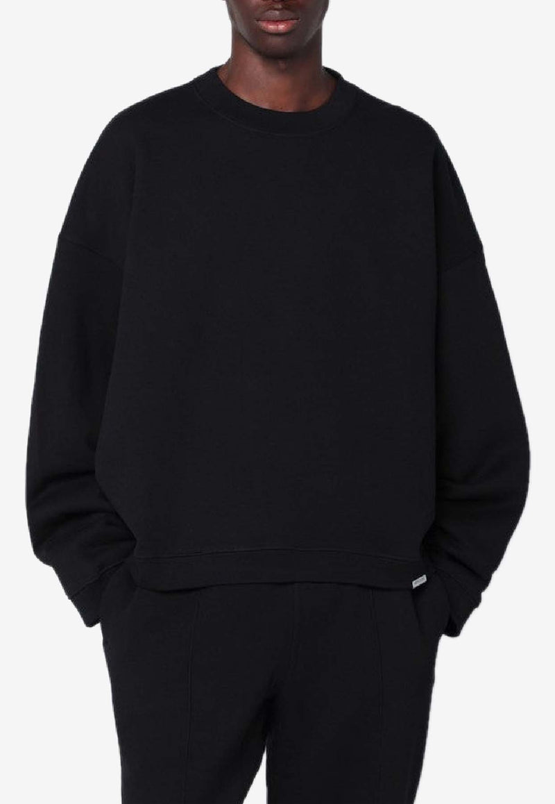 Represent Initial Crewneck Sweatshirt Black INM415CO/R_REPRE-001