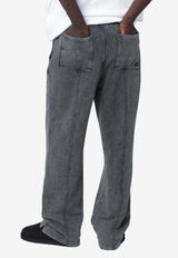 Represent Initial Faded Track Pants Gray INM4672CO/S_REPRE-47