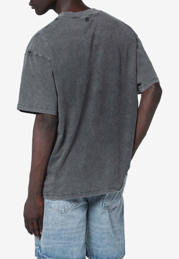 Represent Initial Oversized Faded T-shirt Gray INM4742CO/R_REPRE-47