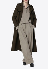 Double-Breasted Wool Coat