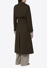 Double-Breasted Wool Coat