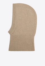 Wool Ribbed Balaclava