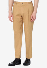 Santaniello Straight-Leg Chino Pants Beige IRNODSE2530/Q_SANTA-11
