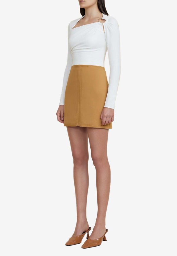 Acler Anderston Asymmetric Top Ivory