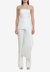 Acler Wilson Strapless Draped Top Ivory