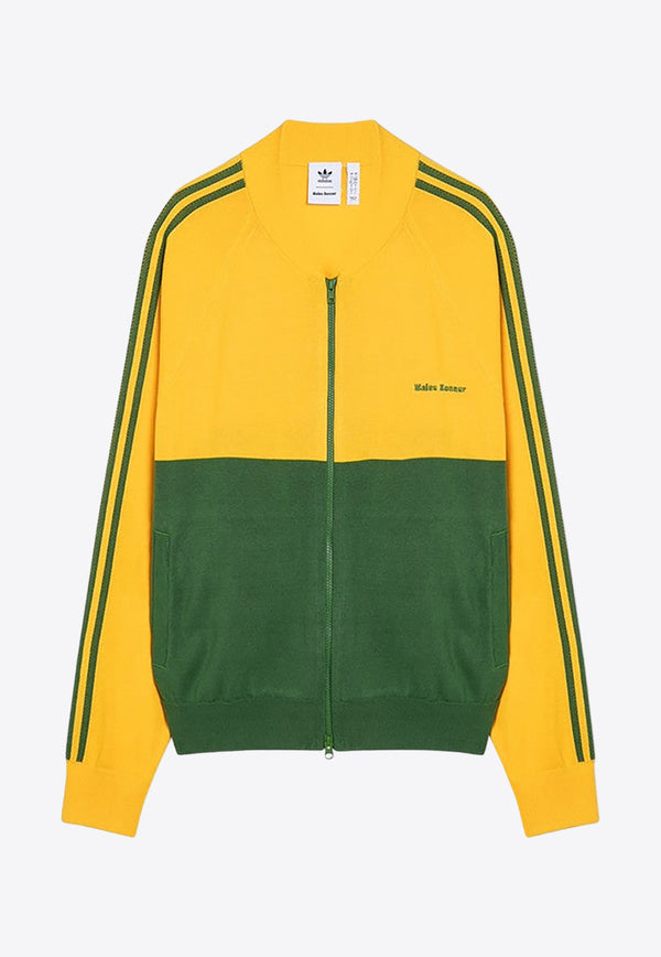 Adidas X Wales Bonner Colorblocked Knit Bomber Jacket Yellow IW1174CO/O_ADIST-BC