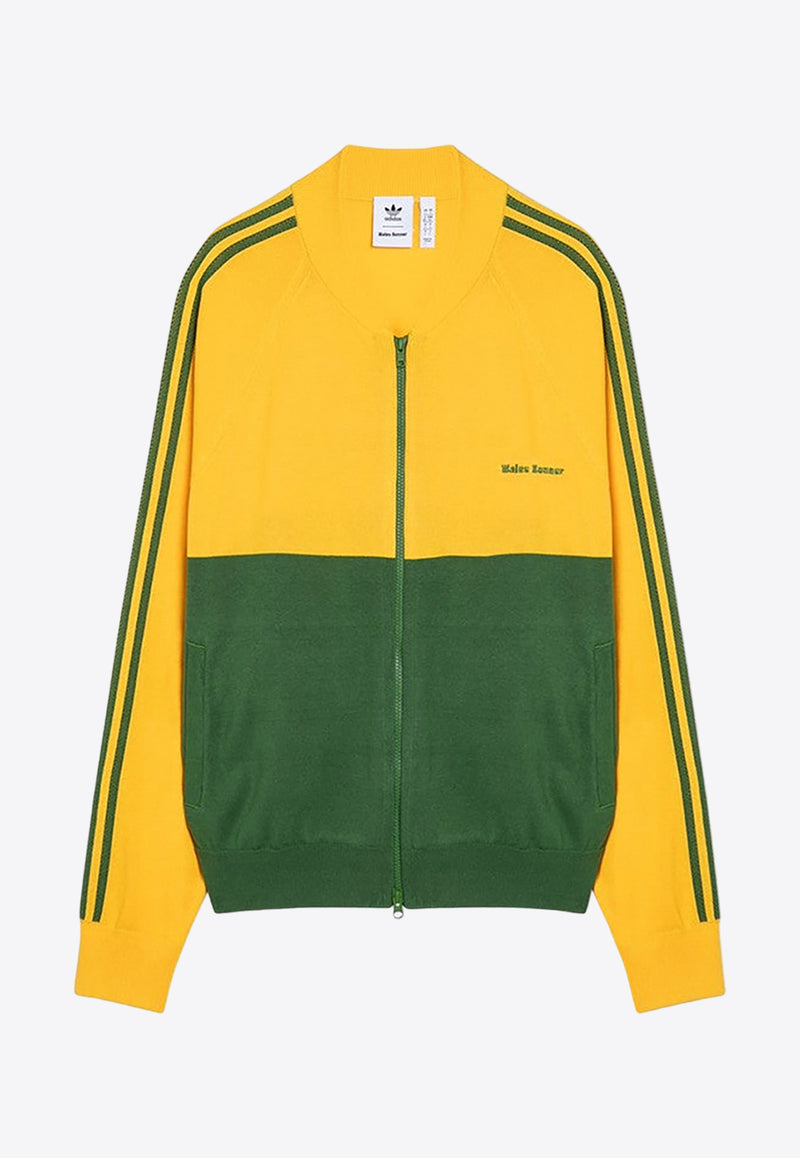 Adidas X Wales Bonner Colorblocked Knit Bomber Jacket Yellow IW1174CO/O_ADIST-BC