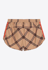 Adidas X Wales Bonner Checked Shorts Beige IW3599CO/O_ADIST-CJ