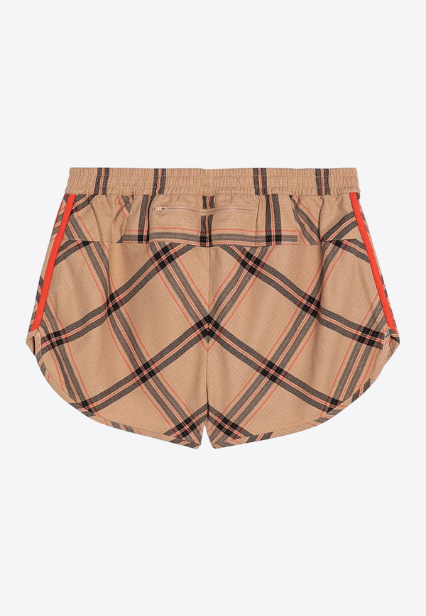 Adidas X Wales Bonner Checked Shorts Beige IW3599CO/O_ADIST-CJ