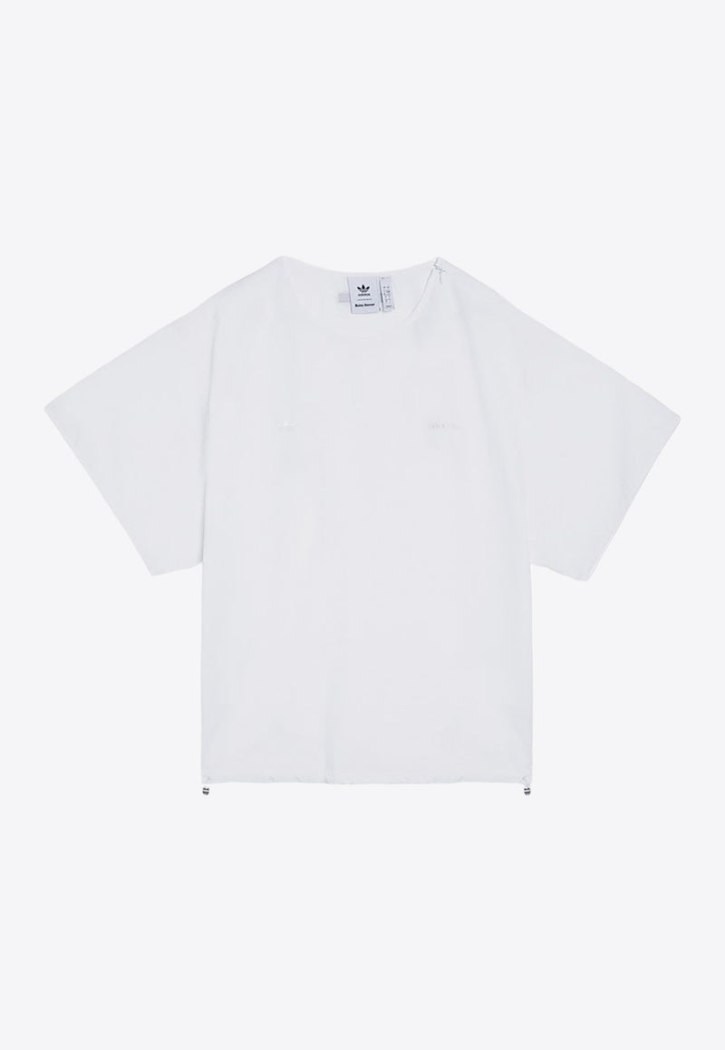 Adidas X Wales Bonner Crewneck Poplin T-shirt White IW3607CO/O_ADIST-WHT