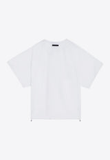 Adidas X Wales Bonner Crewneck Poplin T-shirt White IW3607CO/O_ADIST-WHT