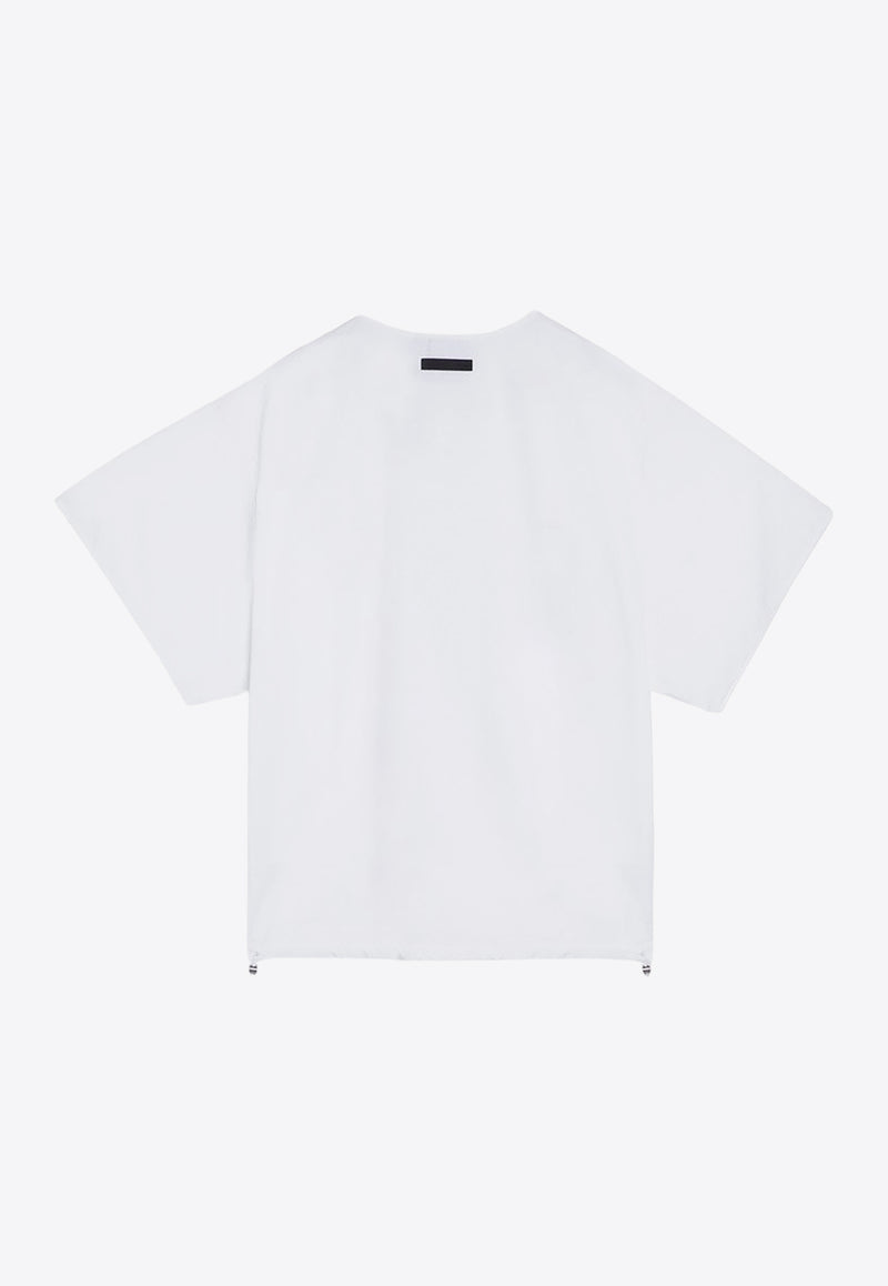 Adidas X Wales Bonner Crewneck Poplin T-shirt White IW3607CO/O_ADIST-WHT