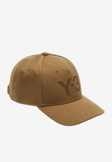 Y-3 Logo Embroidered Baseball Cap Brown IW7536PL/O_ADIDY-BD