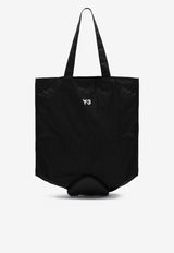 Y-3 Logo Nylon Tote Bag Black IW9958LE/O_ADIDY-BLK